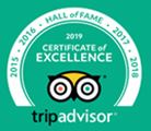 HOF Trip Advisor Award 2019